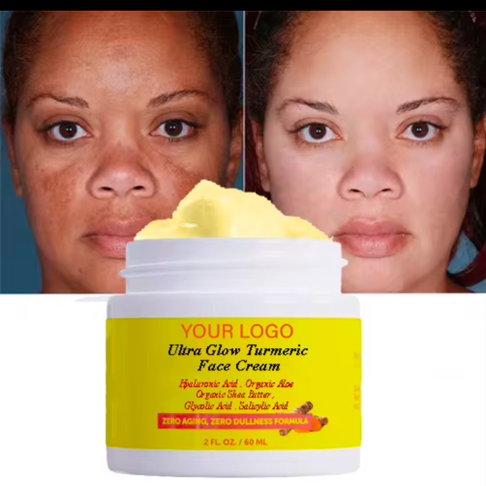 Ultra Glow Turmeric Face Cream - Vibrant Yellow